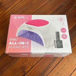 NIB New SunUV All-In-One Mani Kit